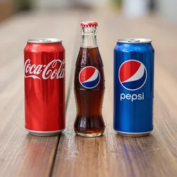 an coca cola and pepsi on ring to decide who is the winner