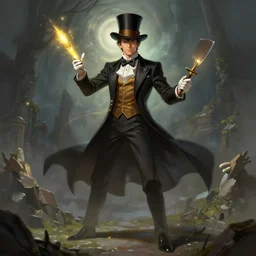 magician in a fantasy concept art