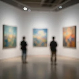 display room. len blur background bokeh. art by ismail inceoglu, artgerm, and filip hodas. clouds by rhads.