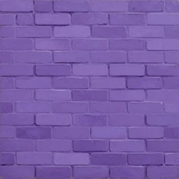 a painting of a purple brick wall, artstation