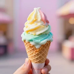rainbow ice cream