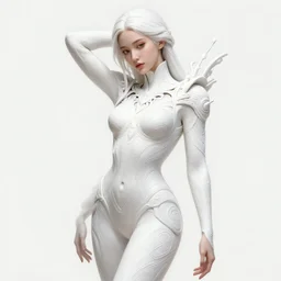 ultra realistic artistic pose illustration studio of a beautiful elegant girl in an artistic pose covered, intricate, elegant, highly detailed, digital painting, artstation, concept art, smooth, sharp focus, illustration, delicate features. bright white. ultra realistic. ultra clear detailed art by artgerm, atey ghailan, by craig mullins