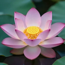 reflection of the universe over lotus flower, ultra realistic