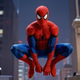 a movie still of spider - man in space jam ( 1 9 9 6 )