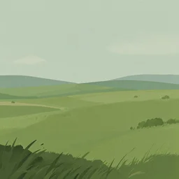 a fantasy lanscape  by joe fenton, simplistic details