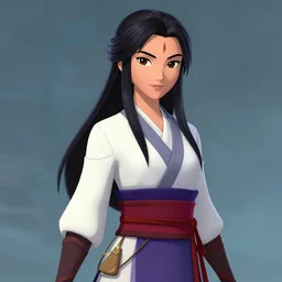a Persian woman in her mid twenties as a character in Avatar: the last airbender, anime, digital art