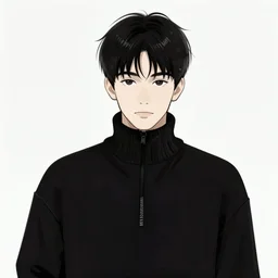 balenciaga vetements fashion influencer character minimalistic illustration akira official art anime style
