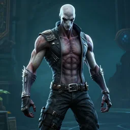 screenshot from slender man in Tekken 7