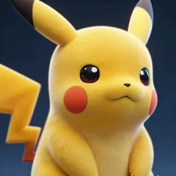 cyberpunk pikachu, portrait full HD 8k, ultra realistic cinematic octane render, focus on shoulder to head