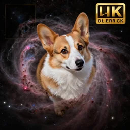 stunning hubble telescope photo of corgi nebula, award winning, 4 k
