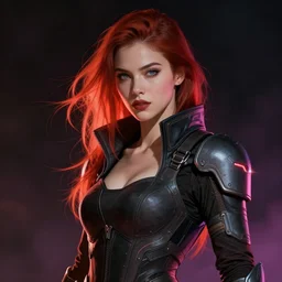 Illustration by Eytan Zana of a Cyberpunk Warrior