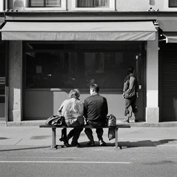 Candid Street Photography. Ilford Ortho+ 80