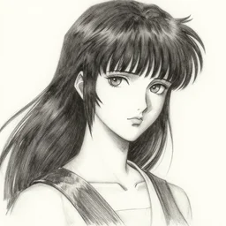 anime girl, drawn by giger