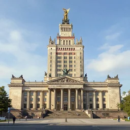 panorama view of giant 1 km height volkshalle building, berlin 1 9 4 5, matte painting by greg rutkowski, artstation