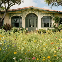 sunlight study, wildflower garden, art nouveau, by jan davidz de heem and ( ( ( ( ( lisa frank ) ) ) ) ), 8 k, sharp focus, octane render, kauai