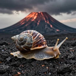 a volcano snail