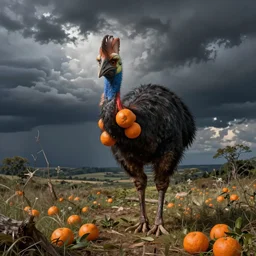 tangerine cassowary by zdzisław beksinski