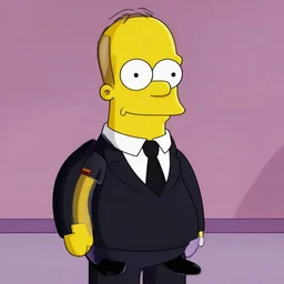putin as character in the simpsons