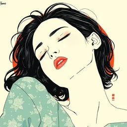 album cover of kanji resting moment by conrad roset