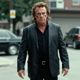 zombie danny devito in fight club, anamorphic lens, cinestill colour