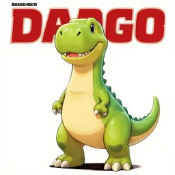 barney the dinosaur in a manga cover