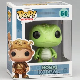 cute lizard kobold funko pop, photorealistic, highly detailed