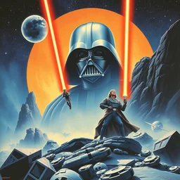 a star wars poster by the hildebrandt brothers