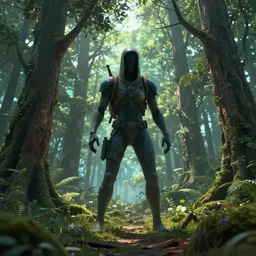 hostile entity, journey, from trees, digital artwork
