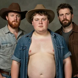portrait of a handsome chubby ohio farm boy, by agostino arrivabene and tom bagshaw and manuel sanjulian