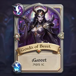 hearthstone card art of Goddess of death
