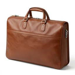 a brown briefcase that is also a weapon, concept art