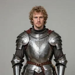 richard iv the roman king photo, real human, soft studio lighting, 6 0 mm lens in full armor, cashmere hairs
