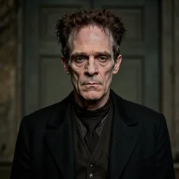 candid portrait of Frankenstein by James Jean