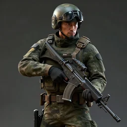 arma 4 soldier, by feng zhu, highly detailed, excellent composition, cinematic concept art, dramatic lighting, trending on artstation