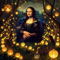 The land of luminous lanterns, italian futurism, Dan Mumford, da vinci, Josan Gonzalez