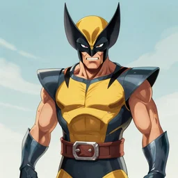 Old Wolverine wearing saiyan armor by Mandy Jurgens