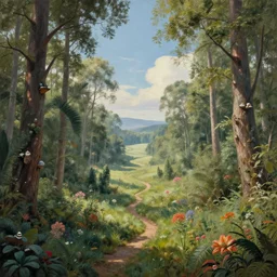 a very beautiful world in surrealism art