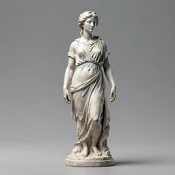 3D resin miniature sculpture by Jean-Baptiste Carpeaux, woman, symmetrical face, academic art, standing, realistic,  8K, Introduction factory photo, Product Introduction Photo, Hyperrealism. Subsurface scattering, raytracing, Octane Render, Zbrush, simple background