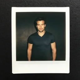 Polaroid image of Henry Cavill in resident evil