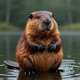 hyperrealistic dslr film still of justin bieber disguised as ( beaver ), at a lake, stunning 8 k octane comprehensive 3 d render, inspired by istvan sandorfi & greg rutkowski & unreal engine, perfect symmetry, dim volumetric cinematic lighting, extremely hyper - detailed, incredibly real lifelike attributes & flesh texture, intricate, masterpiece, artstation, stunning