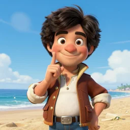 bob ross as a disney character from up ( 2 0 0 9 )