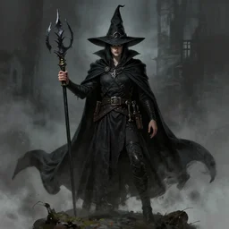 the witch hunter, trending on art station, Dark Fantasy, Perfect Composition, artstation, Trending on art station, epic, perfect, illustration, concept art, WLOP, Greg rutkowski