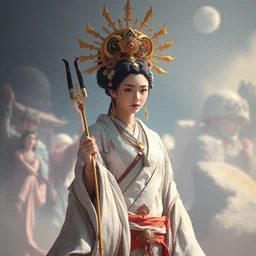 goddess of the japan, highly detailed, digital painting, artstation, concept art, smooth, sharp focus, illustration, unreal engine 5, 8 k, art by artgerm and greg rutkowski and edgar maxence