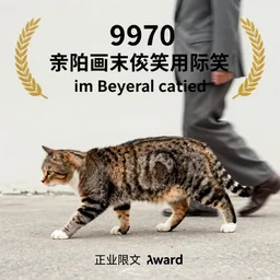 a businessman cat going to work, 1 9 7 0 colour photography, award winning
