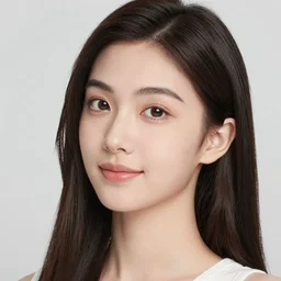 a beautiful portrait of a young asian women with a beautiful face, trending on art station