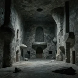 an interior by zdzislaw beksinski, immaculate scale, dystopian surrealism, concept art, digital art, dark atmosphere
