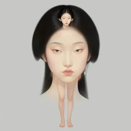 a full body portrait digital concept art by nick knight artgerm, greg rutkowski and alphonse mucha. of a japanese girl detailed features wearing cargo streetwear - sporty, sleek, tech utility - lots of zippers, pockets, synthetic materials, chic'techno fashion trend by issey miyake and balenciaga