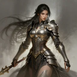 Female warrior, passion, bravery, intricate armour costumes, light and shadow effects, intricate, highly detailed, digital painting, art station, concept art, smooth, sharp focus, illustration