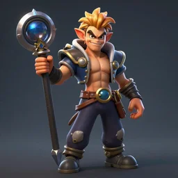 league of legends champion Teemo, 3d graphics, octane rendered