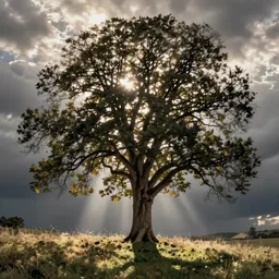 a tree drawn by barron blair